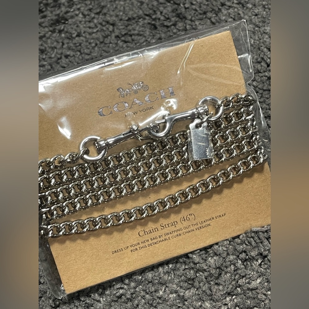 Coach Chain Strap 46”